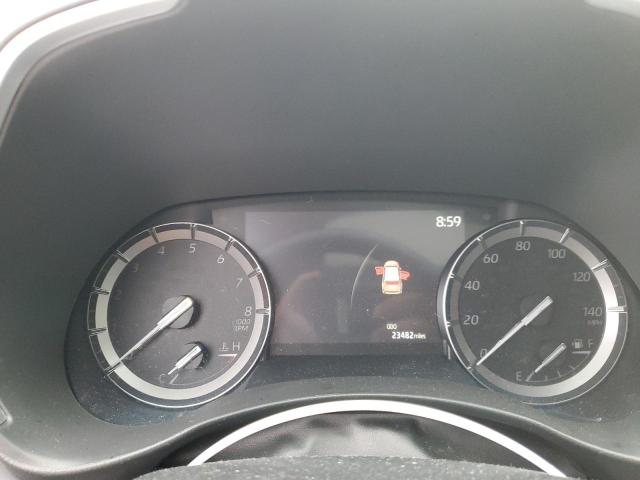 5TDGZRAH0LS507849 - 2020 TOYOTA HIGHLANDER XLE SILVER photo 9