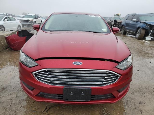 3FA6P0HD0HR264477 - 2017 FORD FUSION SE MAROON photo 5