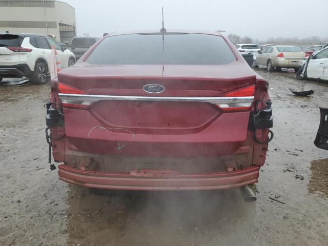 3FA6P0HD0HR264477 - 2017 FORD FUSION SE MAROON photo 6