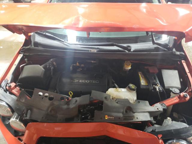 1G1JE5SH2C4100354 - 2012 CHEVROLET SONIC LTZ ORANGE photo 11