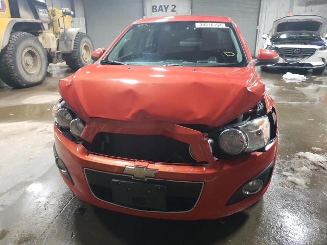 1G1JE5SH2C4100354 - 2012 CHEVROLET SONIC LTZ ORANGE photo 5