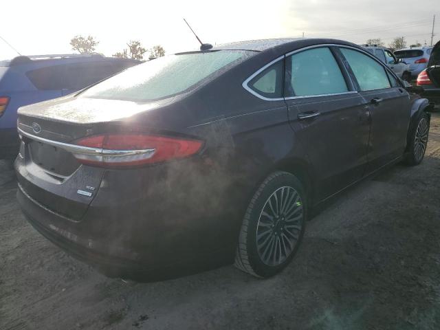 3FA6P0HD7HR240791 - 2017 FORD FUSION SE MAROON photo 3