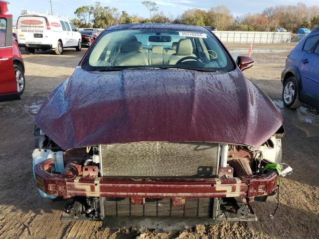 3FA6P0HD7HR240791 - 2017 FORD FUSION SE MAROON photo 5