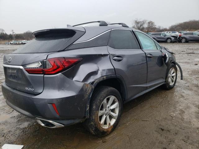 2T2BZMCA8HC070174 - 2017 LEXUS RX 350 BASE GRAY photo 3