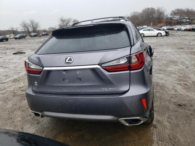 2T2BZMCA8HC070174 - 2017 LEXUS RX 350 BASE GRAY photo 6