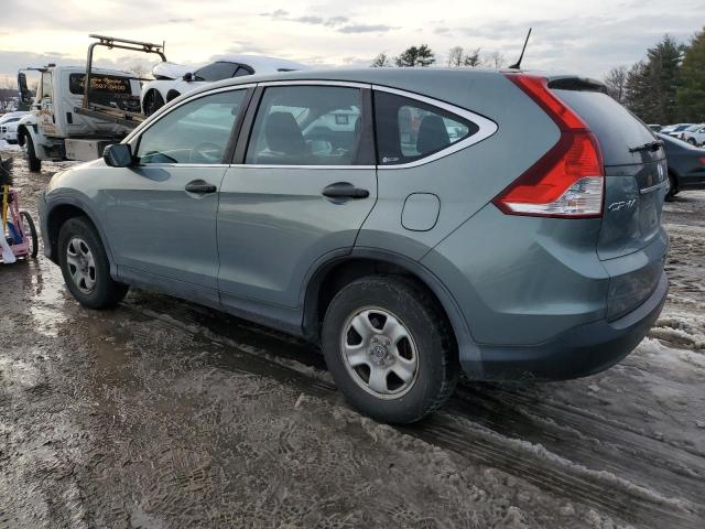 5J6RM4H36CL027900 - 2012 HONDA CR-V LX TURQUOISE photo 2