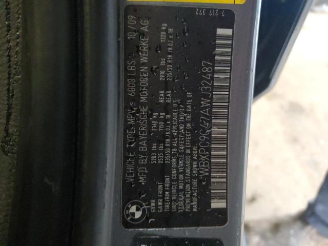 WBXPC9C47AWJ32487 - 2010 BMW X3 XDRIVE30I Gümüş foto 13