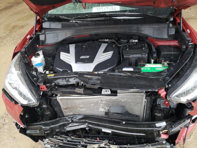 KM8SM4HF5JU264530 - 2018 HYUNDAI SANTA FE SE RED photo 11