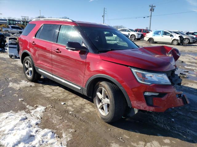 1FM5K7D82JGC80940 - 2018 FORD EXPLORER XLT MAROON photo 4