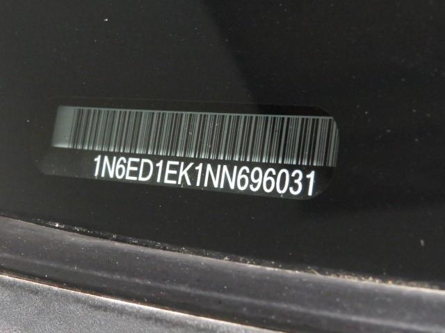 1N6ED1EK1NN696031 - 2022 NISSAN FRONTIER S GRAY photo 10