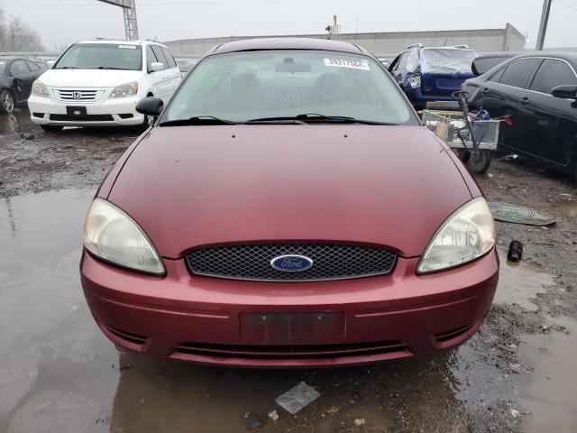 1FAFP53U16A102739 - 2006 FORD TAURUS SE BURGUNDY photo 5