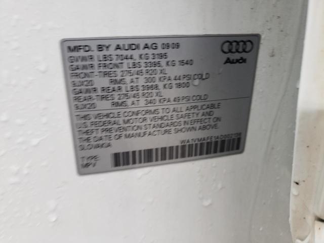 WA1VMAFE1AD002136 - 2010 AUDI Q7 PRESTIGE 白色 照片 13
