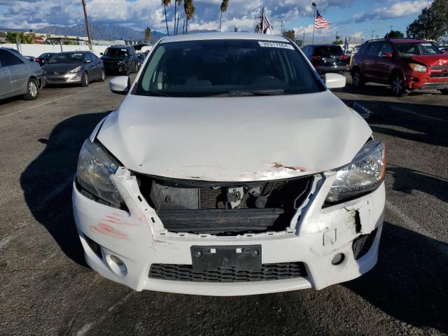 3N1AB7APXDL701613 - 2013 NISSAN SENTRA S WHITE photo 5