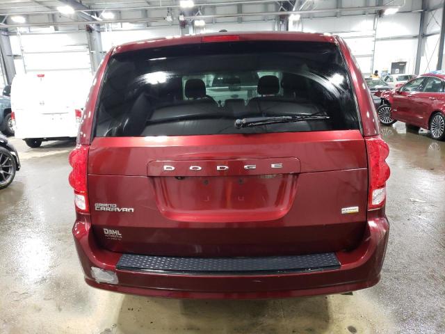 2C4RDGBG0JR198956 - 2018 DODGE GRAND CARA SE RED photo 6