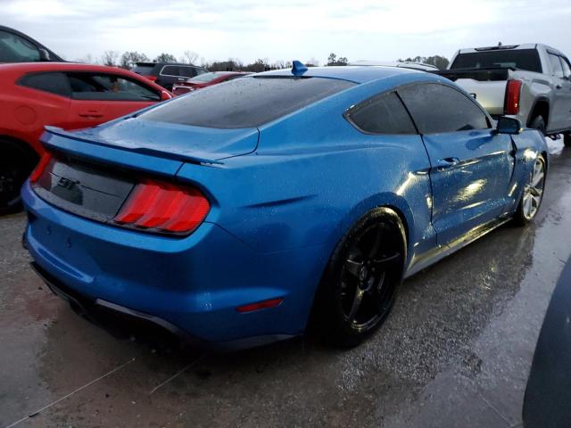 1FA6P8CF4L5175756 - 2020 FORD MUSTANG GT BLUE photo 3