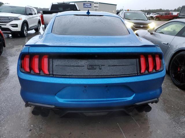 1FA6P8CF4L5175756 - 2020 FORD MUSTANG GT BLUE photo 6