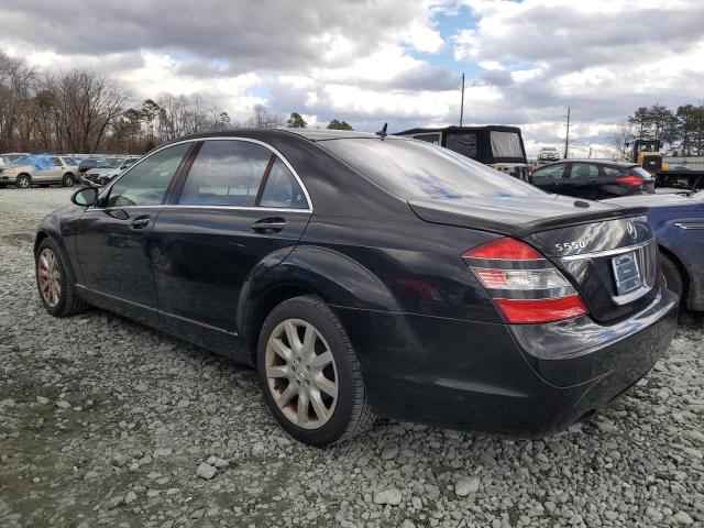 WDDNG71X47A051484 - 2007 MERCEDES-BENZ S 550 BLACK photo 2