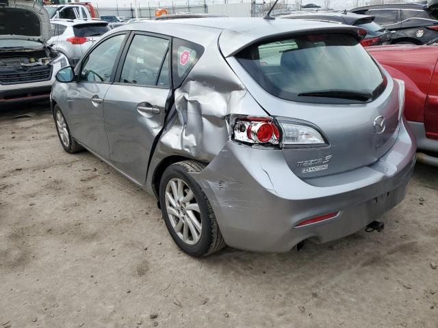 JM1BL1M77D1838071 - 2013 MAZDA 3 I GRAY photo 2