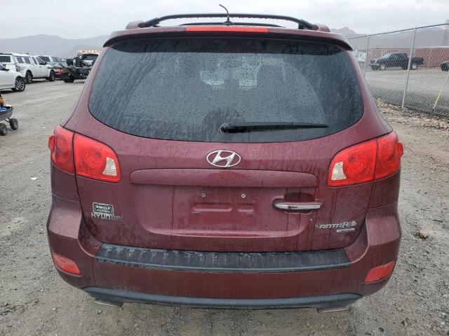 5NMSH13E97H110828 - 2007 HYUNDAI SANTA FE SE BURGUNDY photo 6