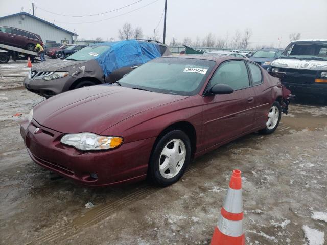 2G1WX15K419279491 - 2001 CHEVROLET MONTE CARL SS MAROON photo 1