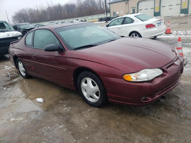 2G1WX15K419279491 - 2001 CHEVROLET MONTE CARL SS MAROON photo 4