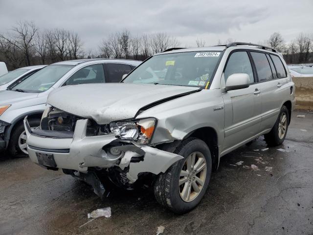 JTEEW21A870035737 - 2007 TOYOTA HIGHLANDER HYBRID SILVER photo 1