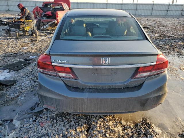 2HGFB2F95DH567393 - 2013 HONDA CIVIC EXL GRAY photo 6