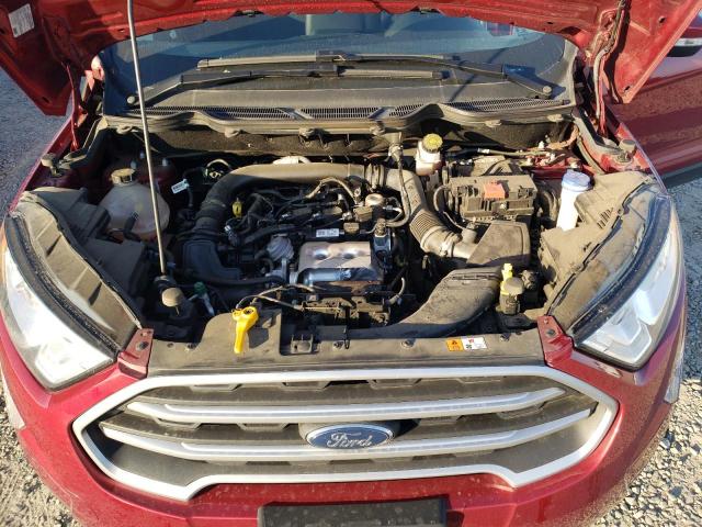 MAJ3S2GE5LC362094 - 2020 FORD ECOSPORT SE BURGUNDY photo 11