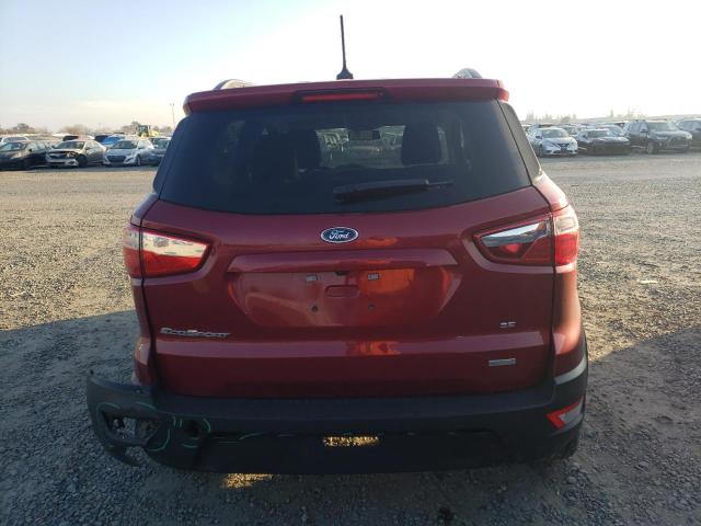 MAJ3S2GE5LC362094 - 2020 FORD ECOSPORT SE BURGUNDY photo 6