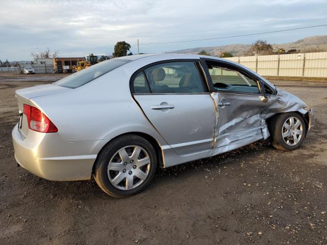 1HGFA16526L081995 - 2006 HONDA CIVIC LX SILVER photo 3