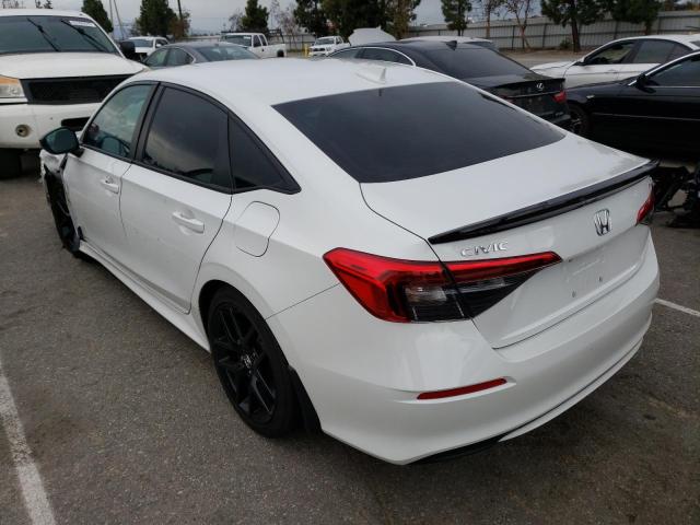 2HGFE2F56NH550415 - 2022 HONDA CIVIC SPORT 白色 照片 2