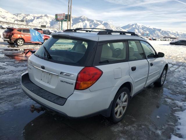 4S4BP61CX77342374 - 2007 SUBARU LEGACY OUTBACK 2.5I WHITE photo 3