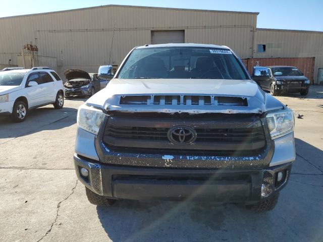 5TFRY5F17EX170917 - 2014 TOYOTA TUNDRA DOUBLE CAB SR/SR5 SILVER photo 5