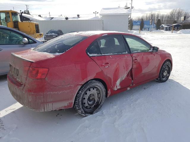 3VW1K7AJXEM413009 - 2014 VOLKSWAGEN JETTA BASE RED photo 3