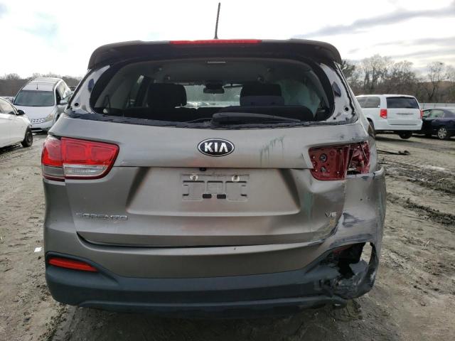 5XYPG4A57HG224867 - 2017 KIA SORENTO LX GRAY photo 6