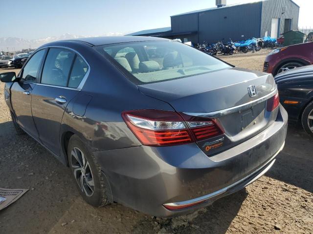 1HGCR2F35HA020865 - 2017 HONDA ACCORD LX GRAY photo 2