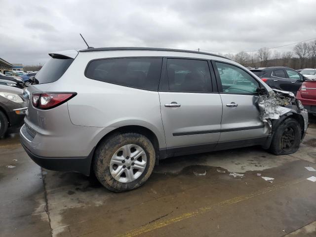 1GNKRFED5FJ386311 - 2015 CHEVROLET TRAVERSE LS SILVER photo 3