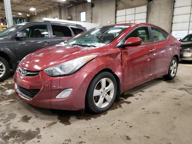 5NPDH4AE1DH251520 - 2013 HYUNDAI ELANTRA GL RED photo 1