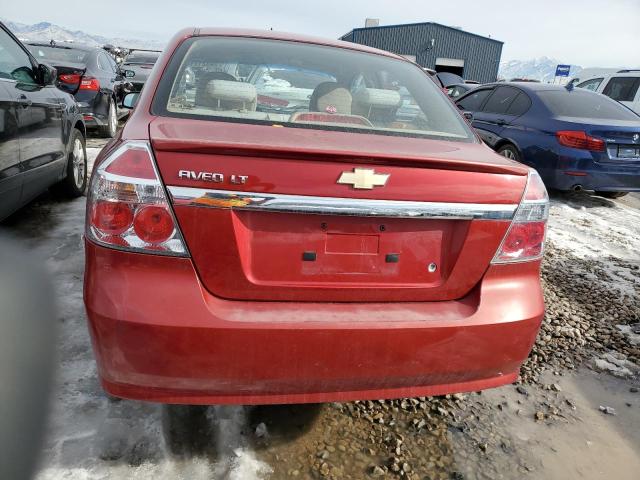 KL1TD5DEXAB124228 - 2010 CHEVROLET AVEO LS RED photo 6