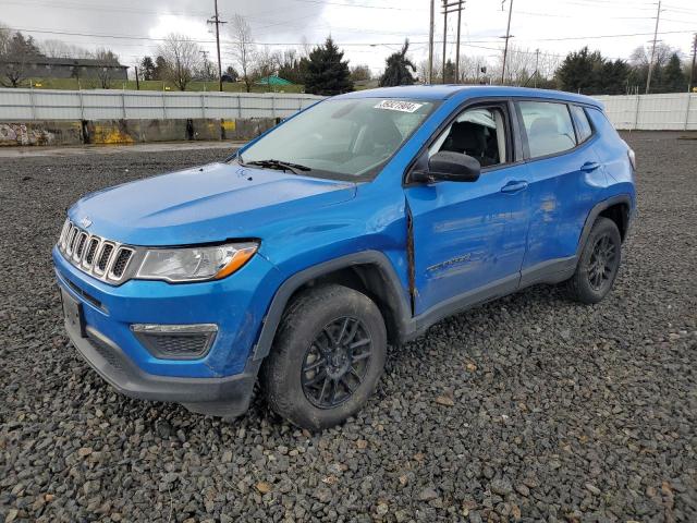 3C4NJDAB3JT245339 - 2018 JEEP COMPASS SPORT BLUE photo 1