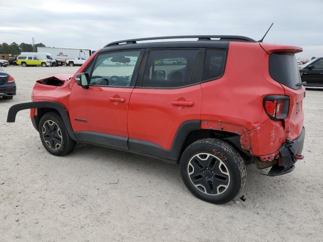 ZACCJBCB7HPF66407 - 2017 JEEP RENEGADE TRAILHAWK RED photo 2