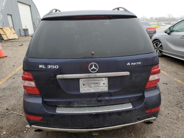 4JGBB8GB5BA679121 - 2011 MERCEDES-BENZ ML 350 4MATIC BLUE photo 6