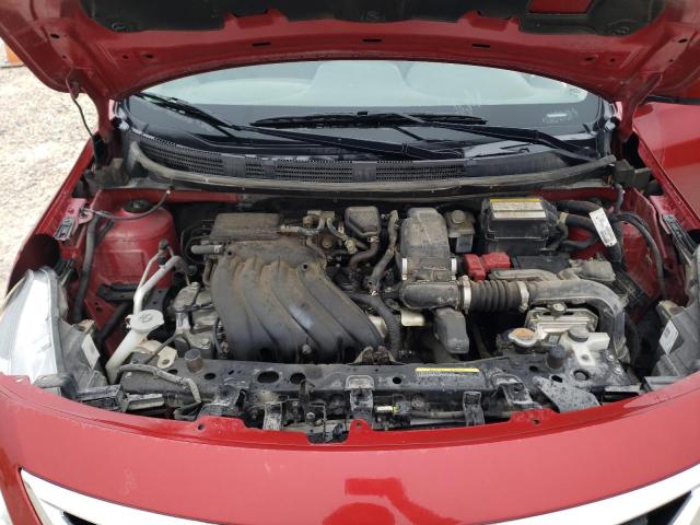 3N1CN7AP7GL846712 - 2016 NISSAN VERSA S RED photo 11