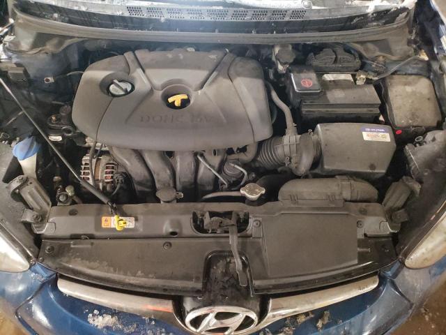 KMHDH4AE4EU068891 - 2014 HYUNDAI ELANTRA SE BLUE photo 11