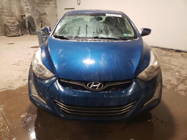 KMHDH4AE4EU068891 - 2014 HYUNDAI ELANTRA SE BLUE photo 5