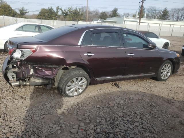 4T1BK3DB3CU456499 - 2012 TOYOTA AVALON BASE MAROON photo 3