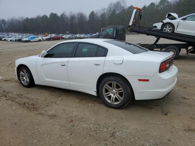 2B3CL3CG6BH606725 - 2011 DODGE CHARGER WHITE photo 2