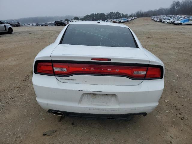 2B3CL3CG6BH606725 - 2011 DODGE CHARGER WHITE photo 6