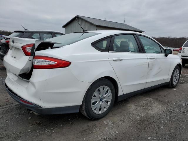 3FA6P0G78DR289293 - 2013 FORD FUSION S WHITE photo 3