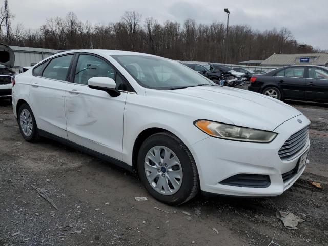 3FA6P0G78DR289293 - 2013 FORD FUSION S WHITE photo 4